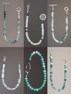 Mineral Soul Series | Blue Current | Guatemalan Blue Jade & Sterling Silver Bracelet