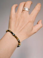 Mineral Soul Series | Amber Hawk | Tiger Eye & Sterling Silver Bracelet