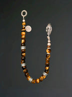 Mineral Soul Series | Amber Hawk | Tiger Eye & Sterling Silver Bracelet