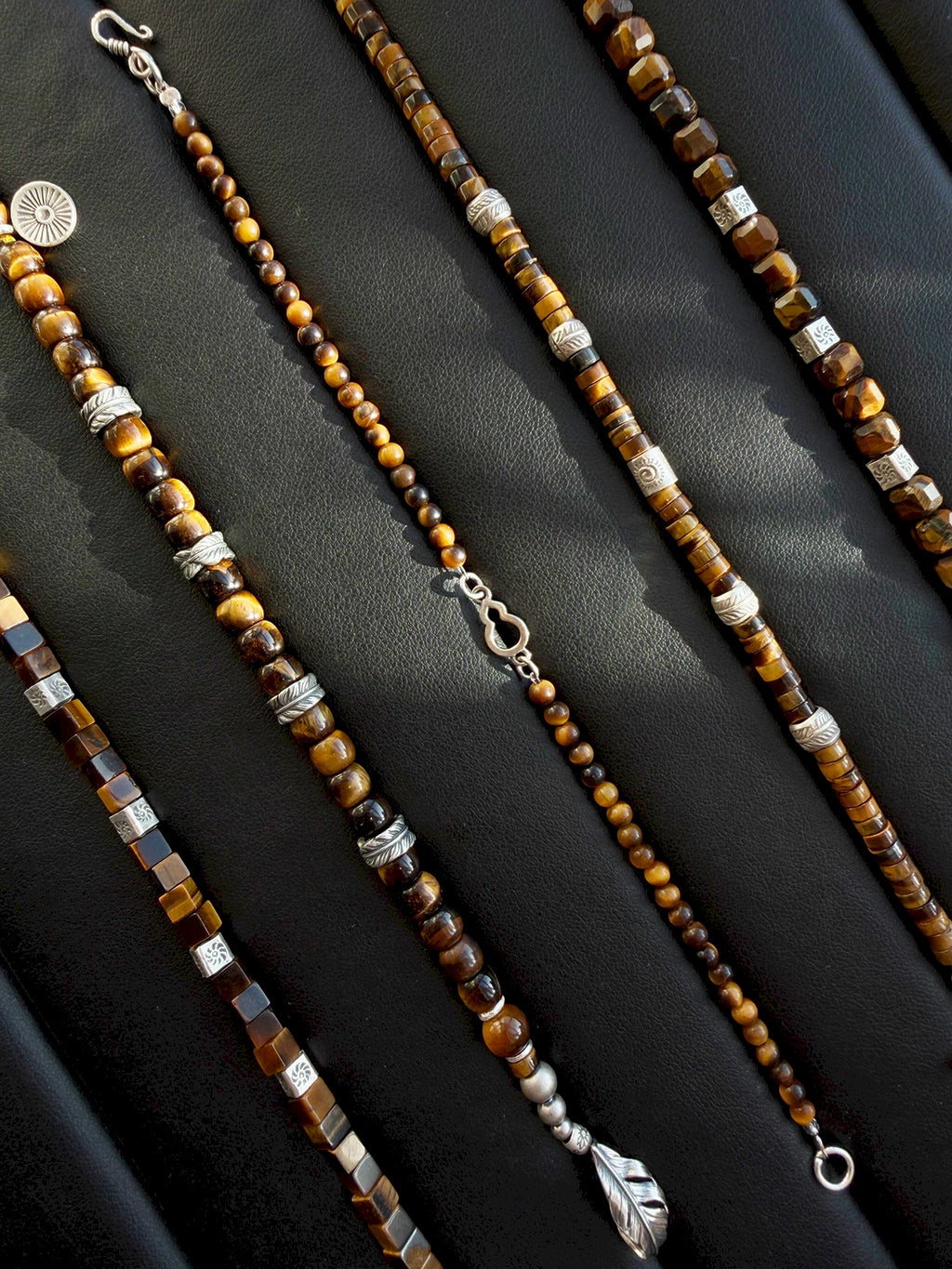 Mineral Soul Series | Amber Hawk | Tiger Eye & Sterling Silver Bracelet