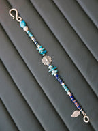 Mineral Soul Series | Stone Bloom | Turquoise, Pearl & Silver Bracelet