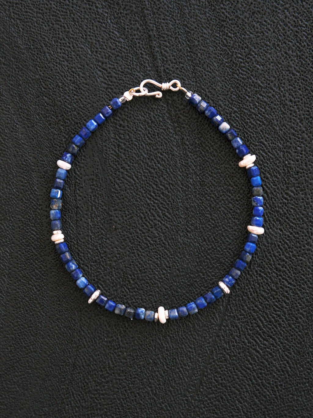Identity Series | Blue Instinct | Lapis Lazuli, Pearl & Silver Bracelet