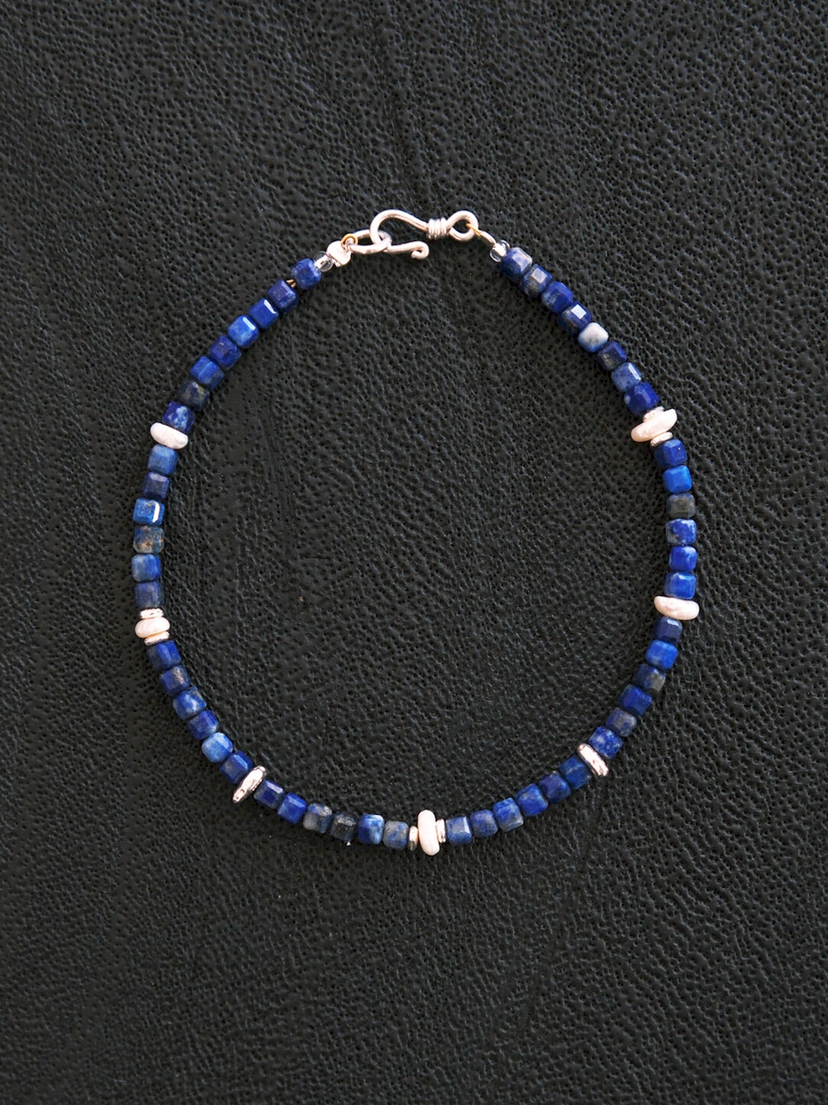 Identity Series | Blue Instinct | Lapis Lazuli, Pearl & Silver Bracelet