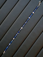 Identity Series | Blue Instinct | Lapis Lazuli, Pearl & Silver Bracelet