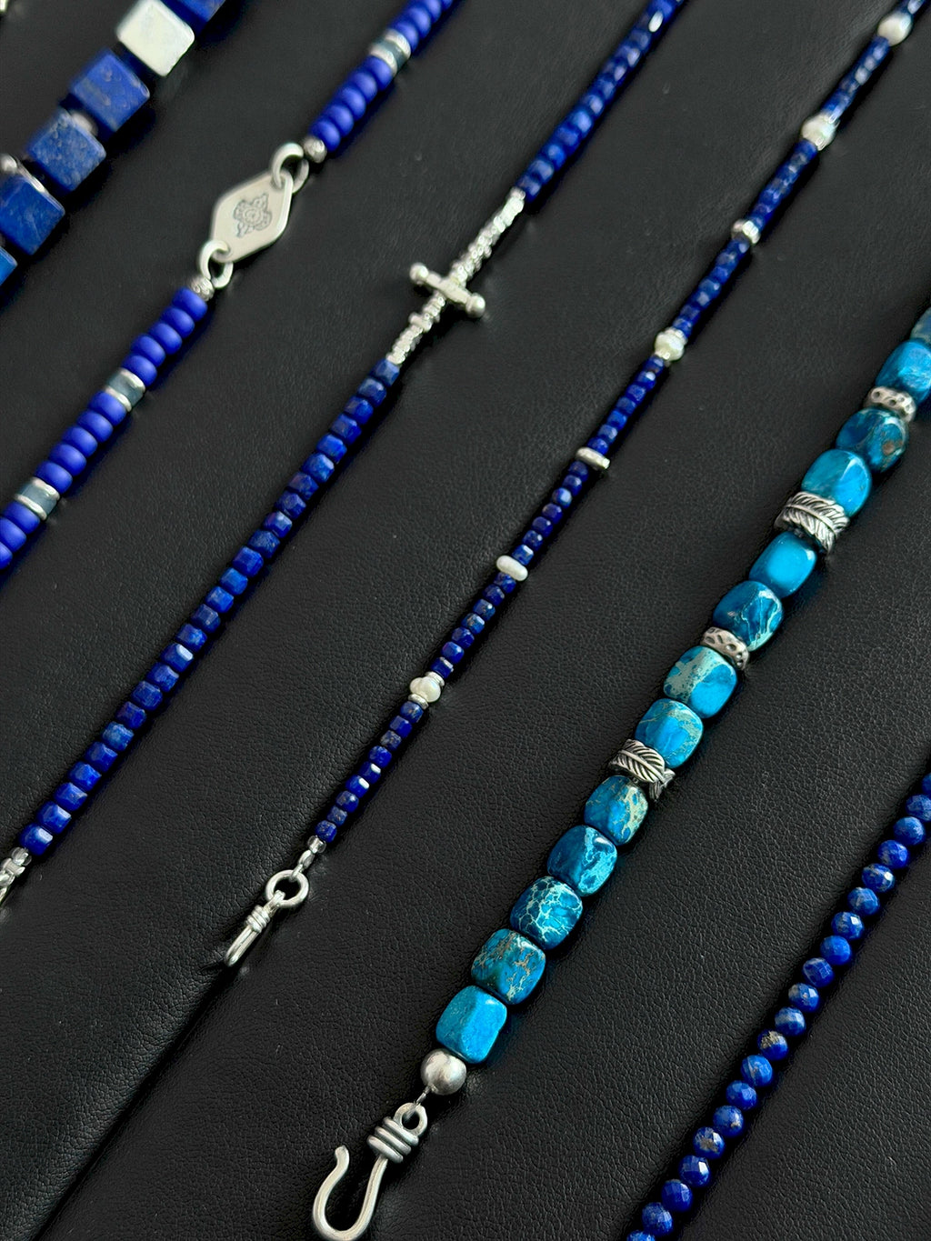 Identity Series | Blue Instinct | Lapis Lazuli, Pearl & Silver Bracelet