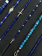 Identity Series | Blue Instinct | Lapis Lazuli, Pearl & Silver Bracelet