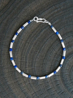 Identity Series | Blue Boy | Lapis Lazuli & Sterling Silver Bracelet