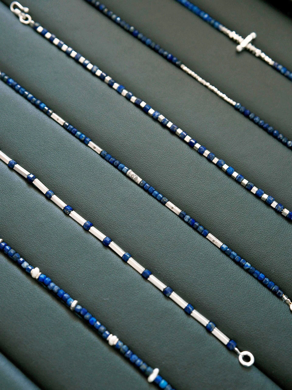 Identity Series | Blue Boy | Lapis Lazuli & Sterling Silver Bracelet