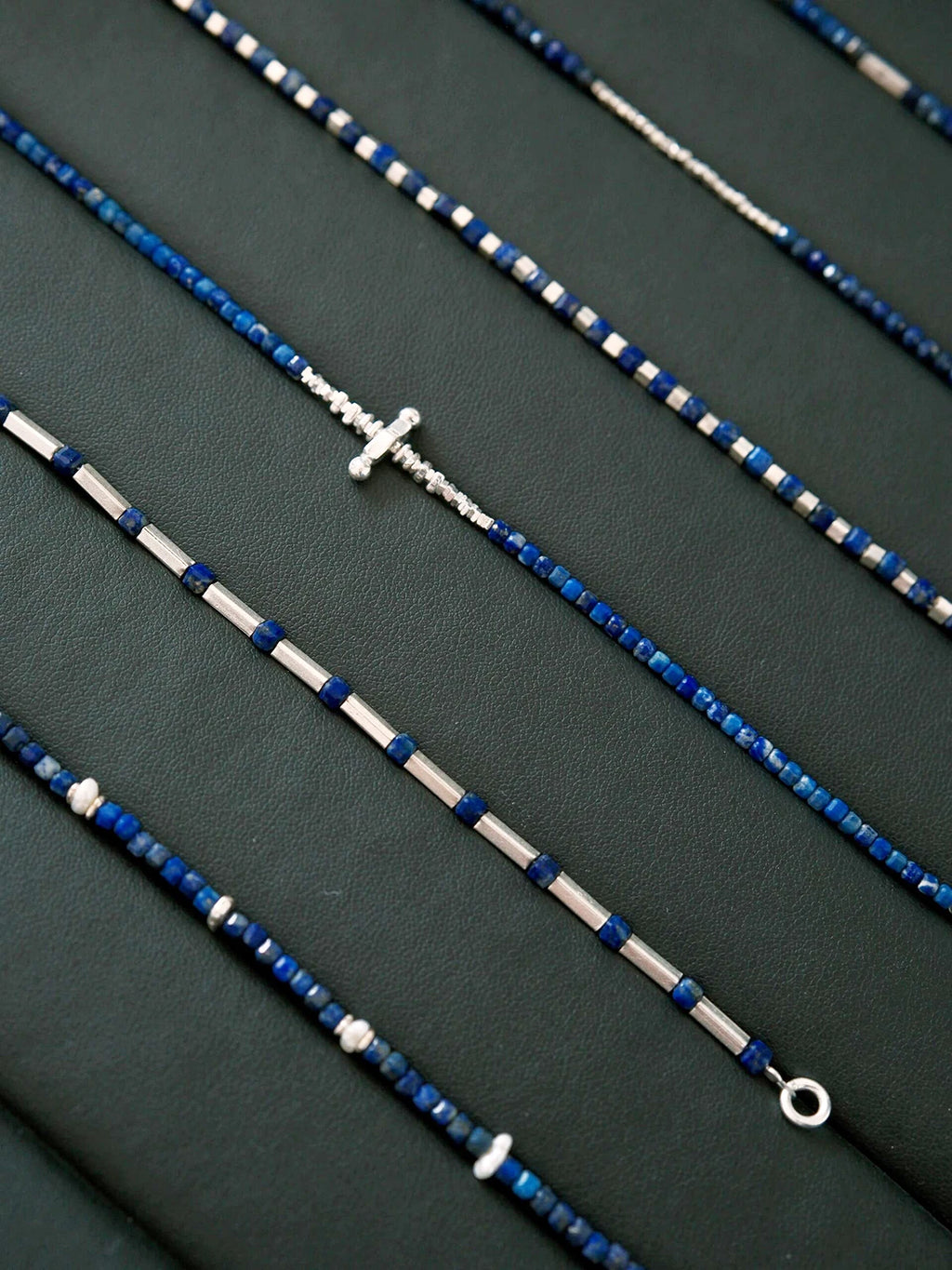 Identity Series | Blue Boy | Lapis Lazuli & Sterling Silver Bracelet