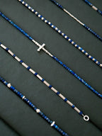 Identity Series | Blue Boy | Lapis Lazuli & Sterling Silver Bracelet