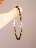 Mineral Soul Series | FuLu Guardian | Tiger Eye & Sterling Silver Bracelet