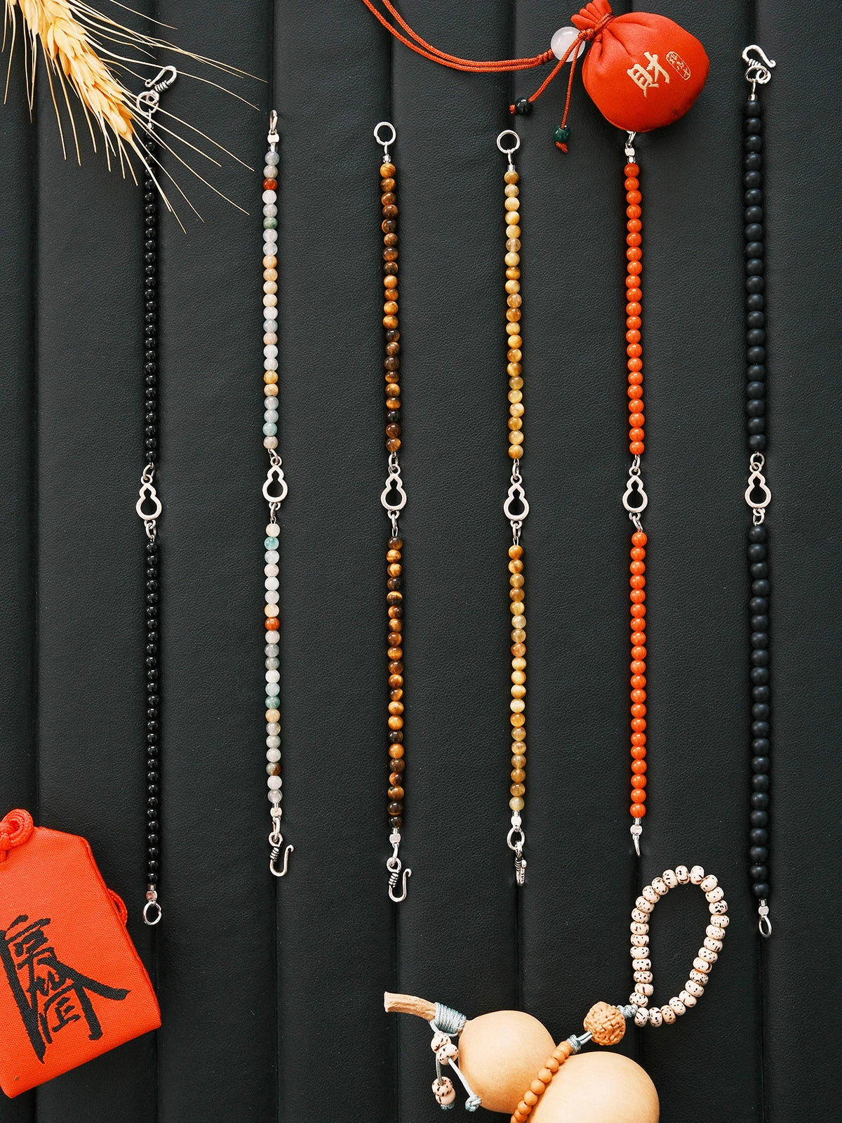 Mineral Soul Series | FuLu Guardian | Tiger Eye & Sterling Silver Bracelet