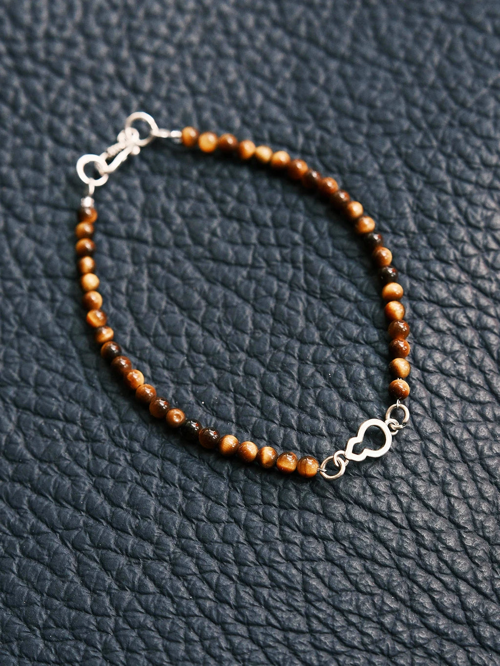 Mineral Soul Series | FuLu Guardian | Tiger Eye & Sterling Silver Bracelet