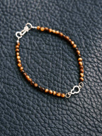 Mineral Soul Series | FuLu Guardian | Tiger Eye & Sterling Silver Bracelet