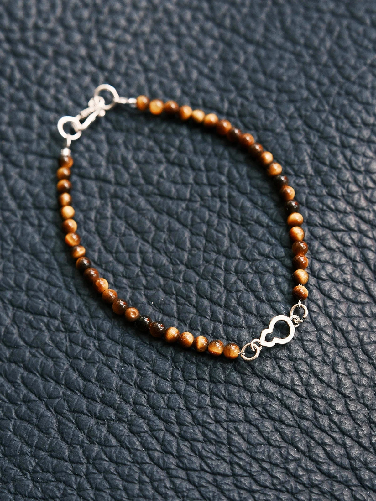Mineral Soul Series | FuLu Guardian | Tiger Eye & Sterling Silver Bracelet