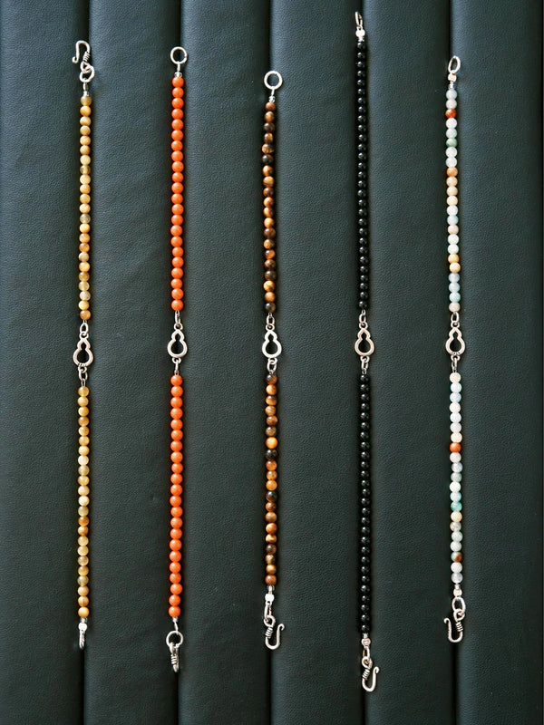 Gift-ready men’s tiger eye bracelet from Mineral Soul Series, crafted with sterling silver FuLu charm as a meaningful birthday, Christmas, or New Year gift for him.