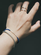 Identity Series | Blue Current | Lapis Lazuli & Sterling Silver Bracelet