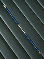 Identity Series | Blue Current | Lapis Lazuli & Sterling Silver Bracelet