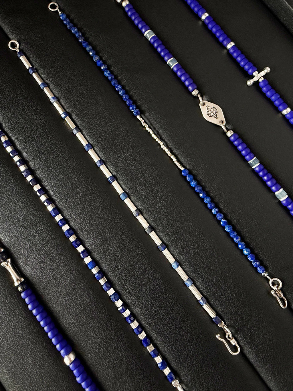 Identity Series | Blue Current | Lapis Lazuli & Sterling Silver Bracelet