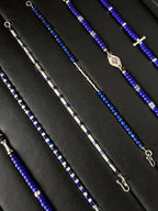 Identity Series | Blue Current | Lapis Lazuli & Sterling Silver Bracelet