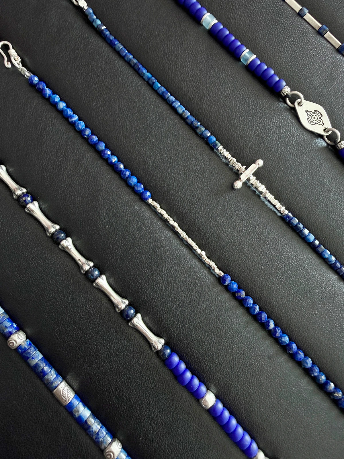 Identity Series | Blue Current | Lapis Lazuli & Sterling Silver Bracelet