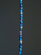 Identity Series | Ocean Wing | Blue Jasper-Style Stone & Sterling Silver Bracelet