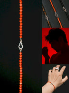 Identity Series | Red FuLu | Nanhong Agate & Sterling Silver Bracelet