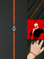 Identity Series | Red FuLu | Nanhong Agate & Sterling Silver Bracelet
