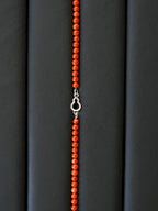 Identity Series | Red FuLu | Nanhong Agate & Sterling Silver Bracelet