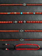 Identity Series | Red FuLu | Nanhong Agate & Sterling Silver Bracelet