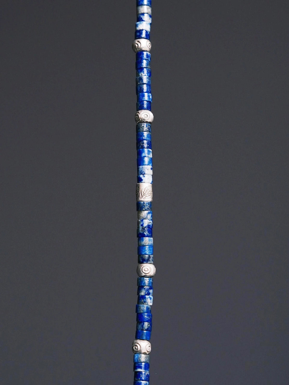 Identity Series | Blue Feather | Lapis Lazuli & Sterling Silver Bracelet