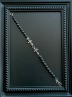 Urban Stoic Series | Black Reliquary | Black Onyx & Sterling Silver Bracelet