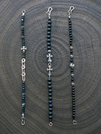 Urban Stoic Series | Black Reliquary | Black Onyx & Sterling Silver Bracelet