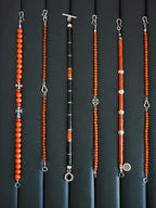 Identity Series | Sunward Creed | Bloodstone (Oriental Jasper) & Hammered Sterling Silver Bracelet