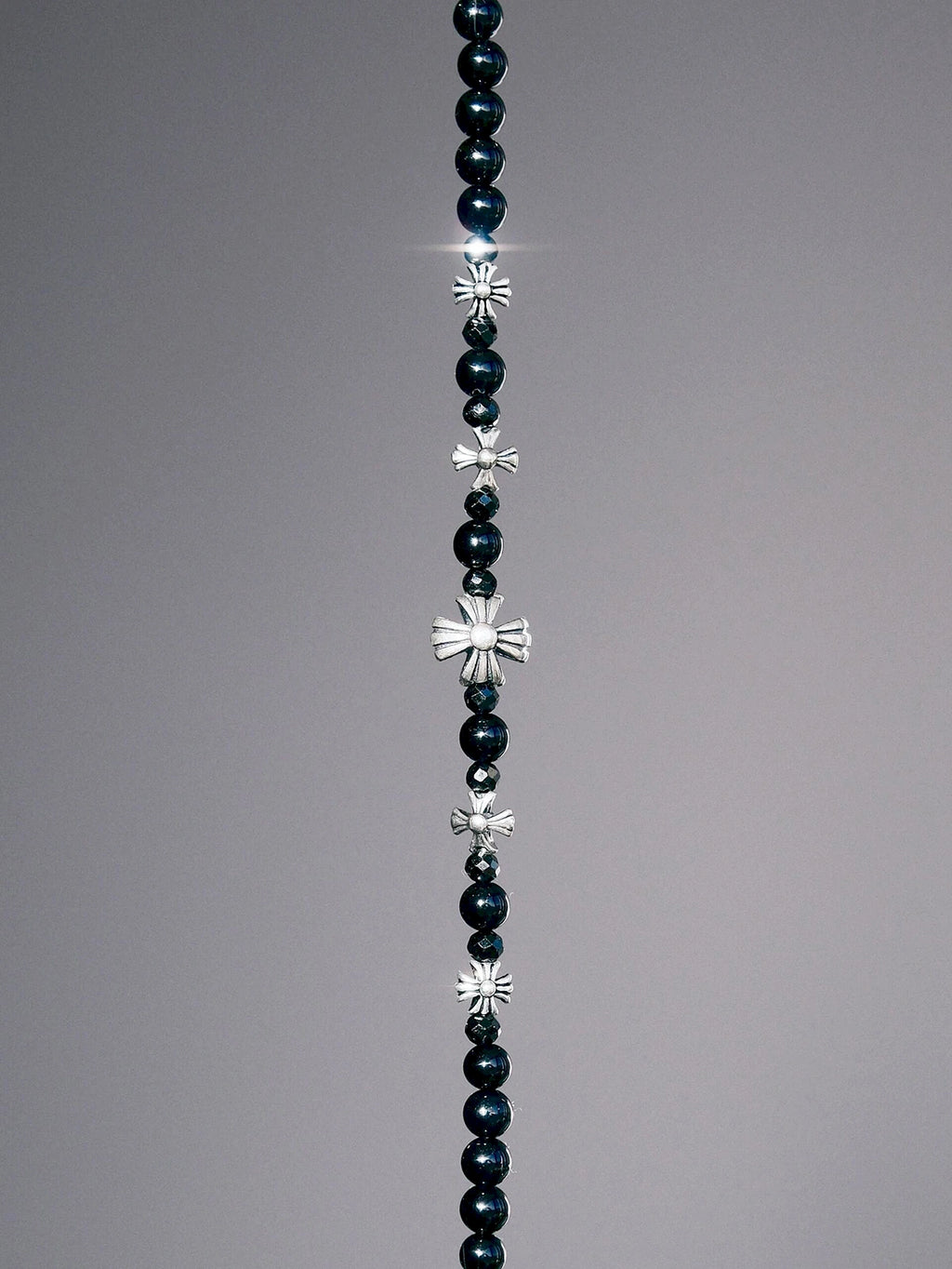 Urban Stoic Series | Eternal Creed | Black Onyx, Black Spinel & Sterling Silver Bracelet