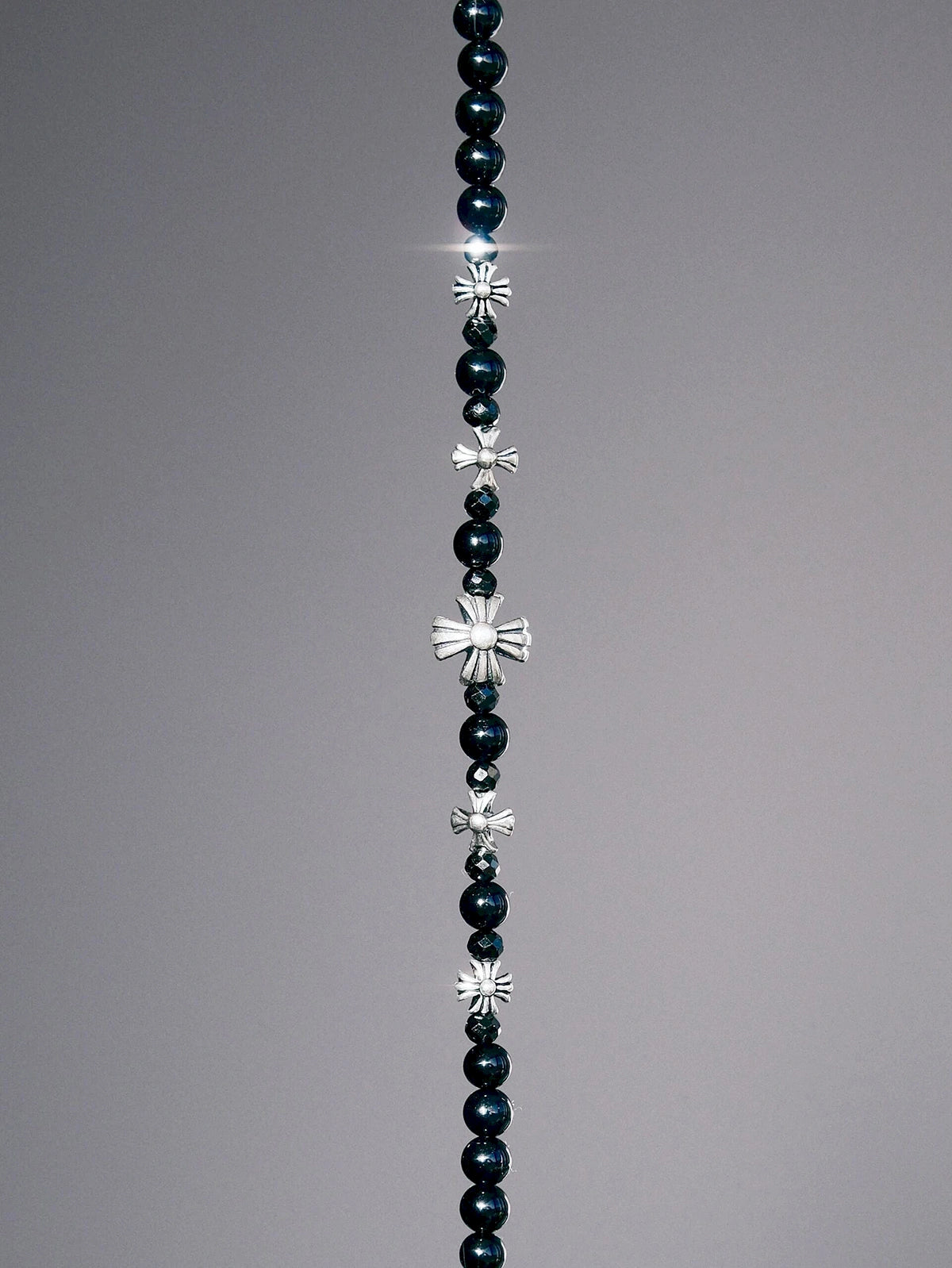 Urban Stoic Series | Eternal Creed | Black Onyx, Black Spinel & Sterling Silver Bracelet