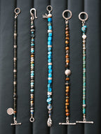 Urban Stoic Series | Amber Rogue | Tiger Eye, Horn & Silver Bracelet