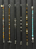 Urban Stoic Series | Eternal Creed | Black Onyx, Black Spinel & Sterling Silver Bracelet
