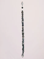Urban Stoic Series | Dark Wing | Black Onyx, Pearl & Sterling Silver Bracelet