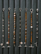 Urban Stoic Series | Dark Wing | Black Onyx, Pearl & Sterling Silver Bracelet