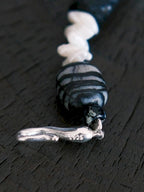 Urban Stoic Series | Mobius Heir | Pearl, Black Tourmaline & Silver Bracelet