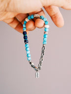 Identity Series | Blue Voyager | Turquoise, Lapis Lazuli & Sterling Silver Bracelet
