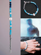 Identity Series | Blue Voyager | Turquoise, Lapis Lazuli & Sterling Silver Bracelet