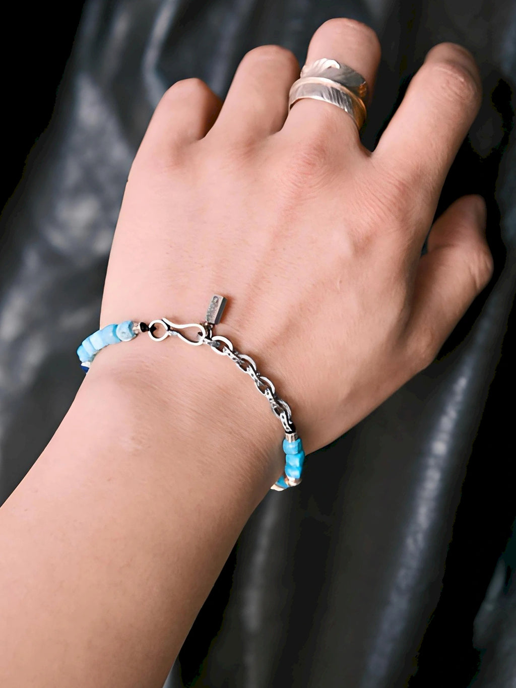 Identity Series | Blue Voyager | Turquoise, Lapis Lazuli & Sterling Silver Bracelet