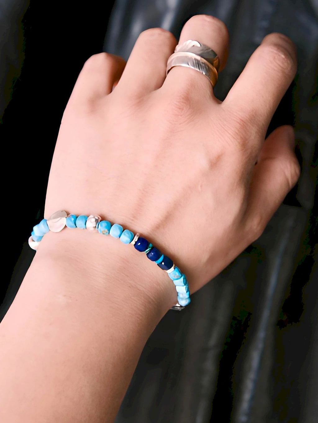 Identity Series | Blue Voyager | Turquoise, Lapis Lazuli & Sterling Silver Bracelet
