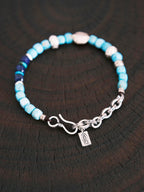 Identity Series | Blue Voyager | Turquoise, Lapis Lazuli & Sterling Silver Bracelet