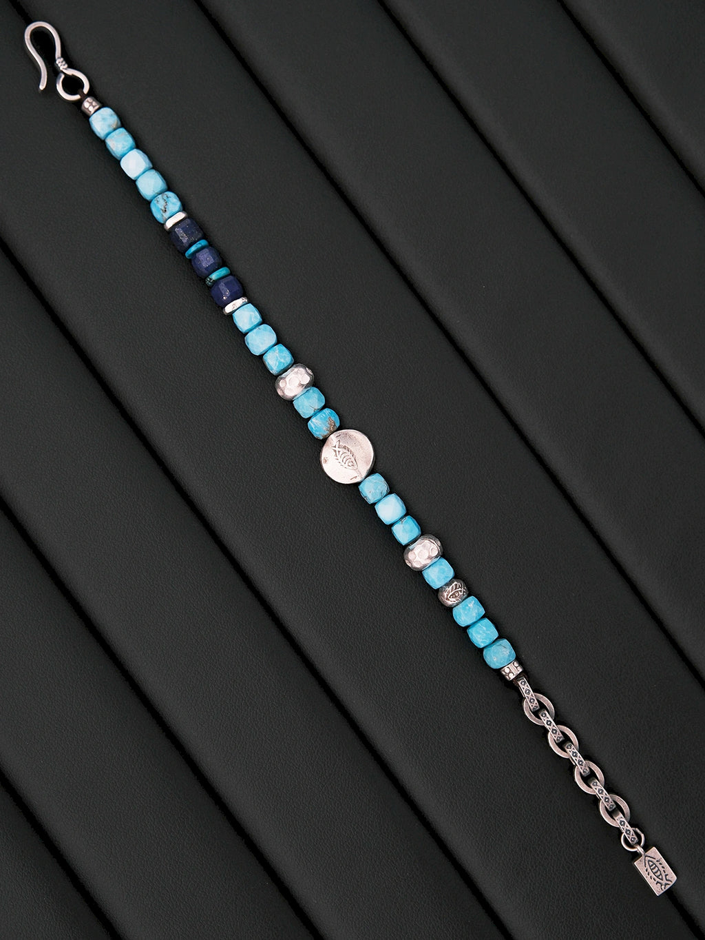 Identity Series | Blue Voyager | Turquoise, Lapis Lazuli & Sterling Silver Bracelet