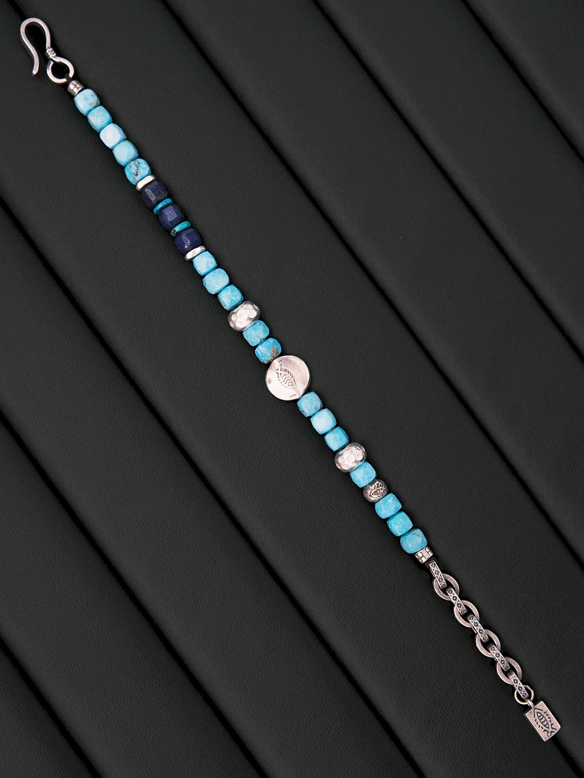 Identity Series | Blue Voyager | Turquoise, Lapis Lazuli & Sterling Silver Bracelet