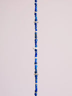 Identity Series | Blue Ascend | Lapis Lazuli & Hammered Silver Bracelet