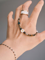 Identity Series | Daisy Youth | Tiger Eye, Mother-of-Pearl & Silver Bracelet